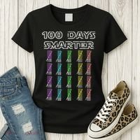 100 Days Smarter 100th Day Of School Women's T-Shirt thumb 3