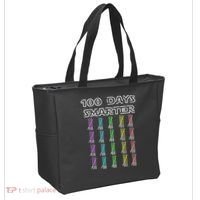 100 Days Smarter 100th Day Of School Tote Bag thumb 2