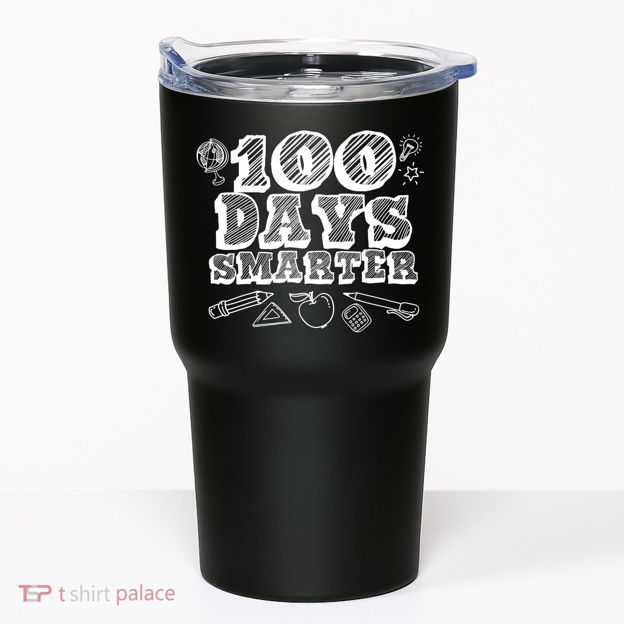 100 Days Smarter Funny 100 Days Of School Tumbler