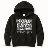 100 Days Smarter Funny 100 Days Of School Kids Hoodie thumb 0