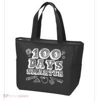 100 Days Smarter Funny 100 Days Of School Tote Bag thumb 3