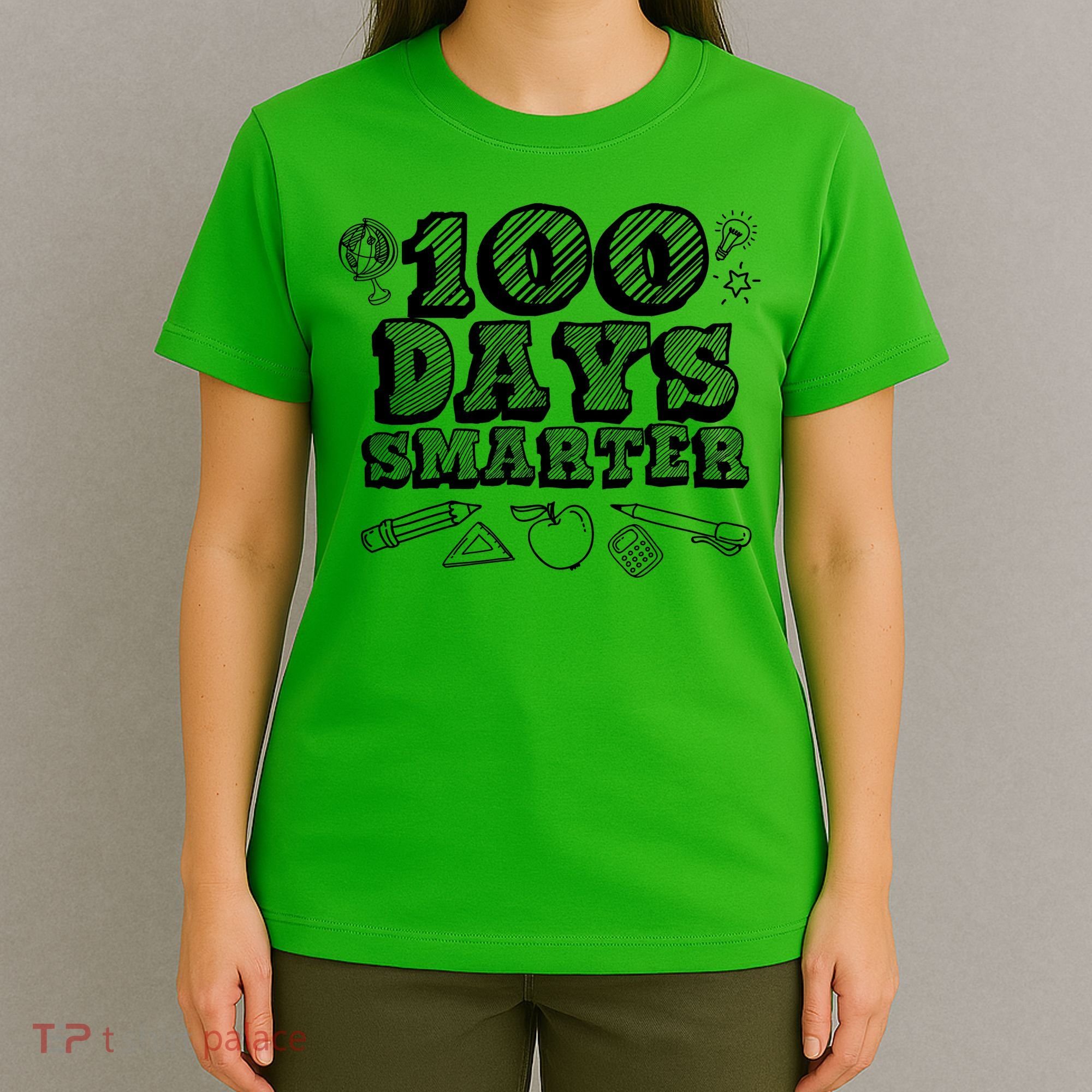100 Days Smarter Funny 100 Days Of School T-Shirt
