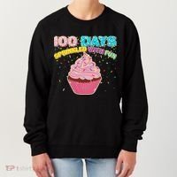 100 Days Sprinkled With Fun Cupcake  Women's Sweatshirt thumb 0