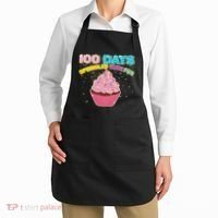 100 Days Sprinkled With Fun Cupcake  Apron thumb 2