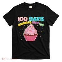 100 Days Sprinkled With Fun Cupcake  T-Shirt thumb 0