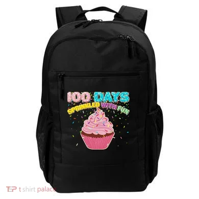 100 Days Sprinkled With Fun Cupcake  Backpack