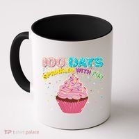 100 Days Sprinkled With Fun Cupcake  Coffee Mug thumb 0