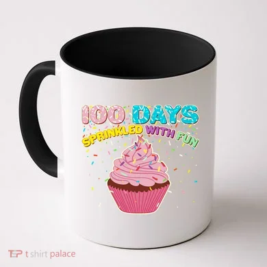 100 Days Sprinkled With Fun Cupcake  Coffee Mug