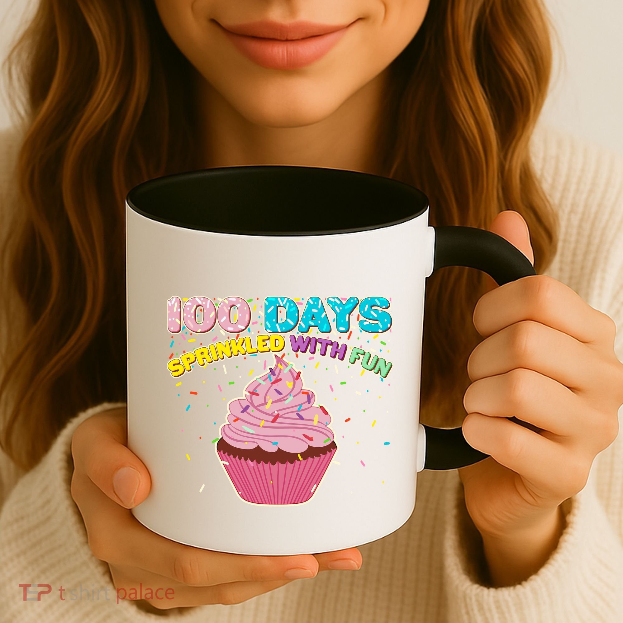 100 Days Sprinkled With Fun Cupcake  Coffee Mug