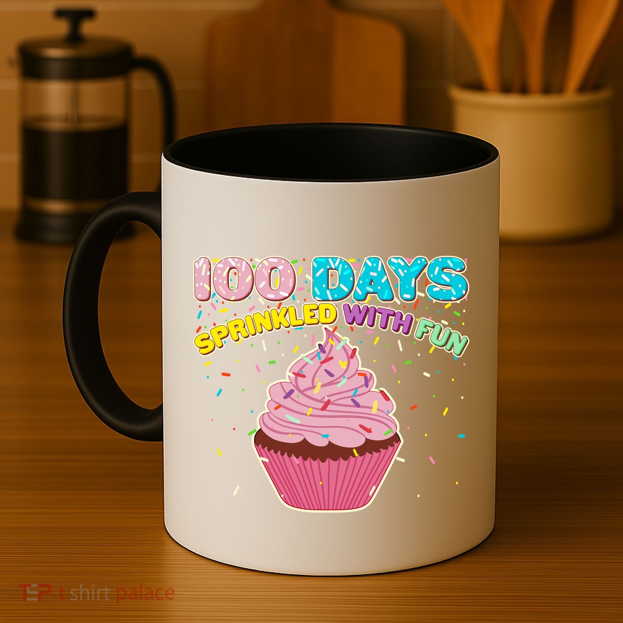 100 Days Sprinkled With Fun Cupcake  Coffee Mug