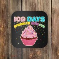 100 Days Sprinkled With Fun Cupcake  Coaster thumb 0