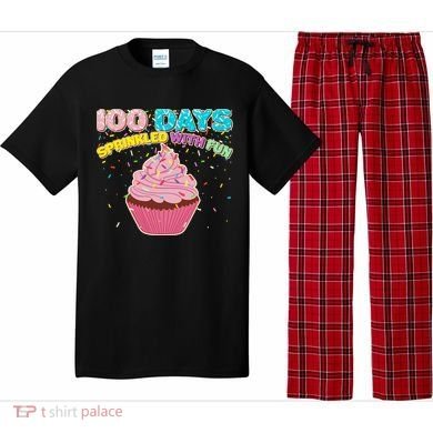 100 Days Sprinkled With Fun Cupcake  Pajama Set