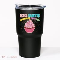 100 Days Sprinkled With Fun Cupcake  Tumbler thumb 0