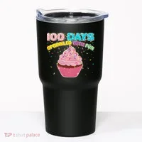 100 Days Sprinkled With Fun Cupcake  Tumbler thumb 0