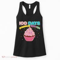 100 Days Sprinkled With Fun Cupcake  Women's Tank Top thumb 0