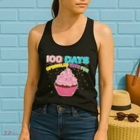 100 Days Sprinkled With Fun Cupcake  Women's Tank Top thumb 2