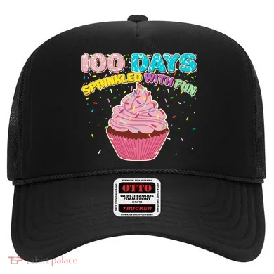 100 Days Sprinkled With Fun Cupcake  Hat