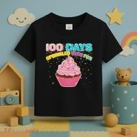 100 Days Sprinkled With Fun Cupcake  Toddler T-Shirt thumb 3