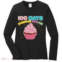 100 Days Sprinkled With Fun Cupcake  Women's Long Sleeve Shirt thumb 0