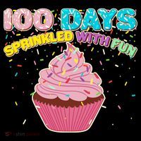 100 Days Sprinkled With Fun Cupcake  Women's T-Shirt thumb 6