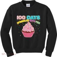 100 Days Sprinkled With Fun Cupcake  Kids Sweatshirt thumb 0
