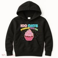 100 Days Sprinkled With Fun Cupcake  Kids Hoodie thumb 0