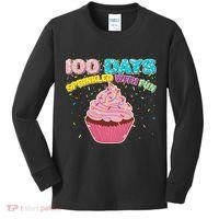 100 Days Sprinkled With Fun Cupcake  Kids Long Sleeve Shirt thumb 0