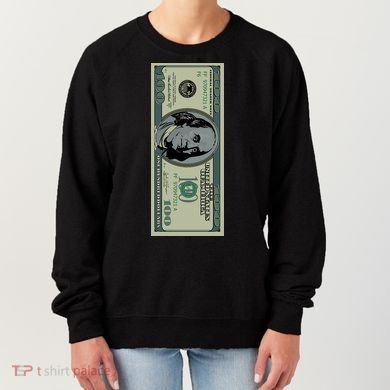 100 Dollar Bill - $100 - Benjamin Franklin Money Women's Sweatshirt