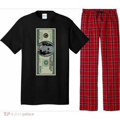 100 Dollar Bill - $100 - Benjamin Franklin Money Pajama Set