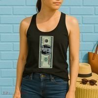 100 Dollar Bill - $100 - Benjamin Franklin Money Women's Tank Top thumb 2