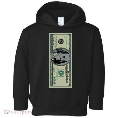100 Dollar Bill - $100 - Benjamin Franklin Money Toddler Hoodie