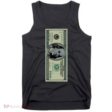 100 Dollar Bill - $100 - Benjamin Franklin Money Tank Top