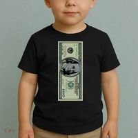 100 Dollar Bill - $100 - Benjamin Franklin Money Toddler T-Shirt thumb 2