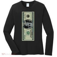 100 Dollar Bill - $100 - Benjamin Franklin Money Women's Long Sleeve Shirt thumb 0