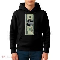 100 Dollar Bill - $100 - Benjamin Franklin Money Kids Hoodie thumb 4