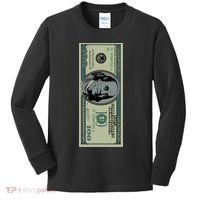 100 Dollar Bill - $100 - Benjamin Franklin Money Kids Long Sleeve Shirt thumb 0
