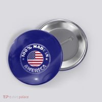 100% Made In America Button thumb 0