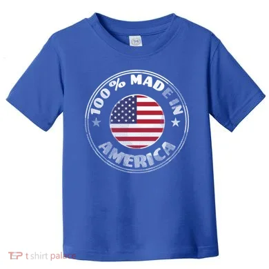 100% Made In America Toddler T-Shirt