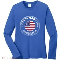 100% Made In America Women's Long Sleeve Shirt thumb 0