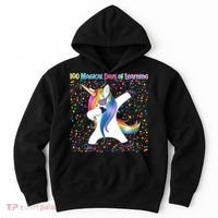 100 Magical Days of Learning Dabbing Unicorn Hoodie thumb 0