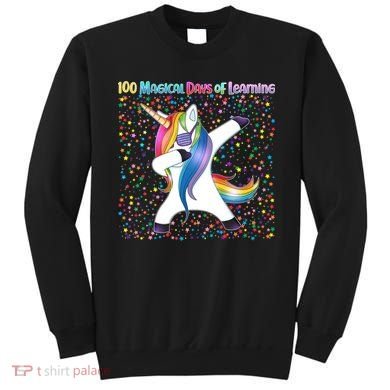 100 Magical Days of Learning Dabbing Unicorn Sweatshirt