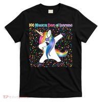100 Magical Days of Learning Dabbing Unicorn T-Shirt thumb 0