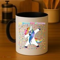 100 Magical Days of Learning Dabbing Unicorn Coffee Mug thumb 4