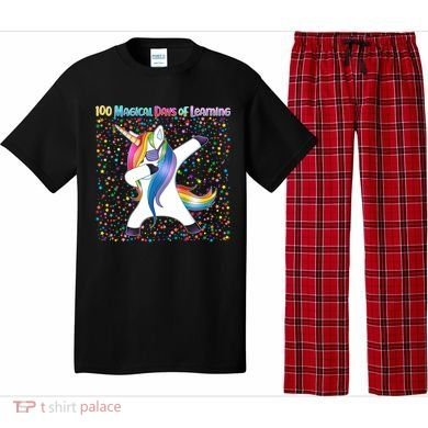100 Magical Days of Learning Dabbing Unicorn Pajama Set