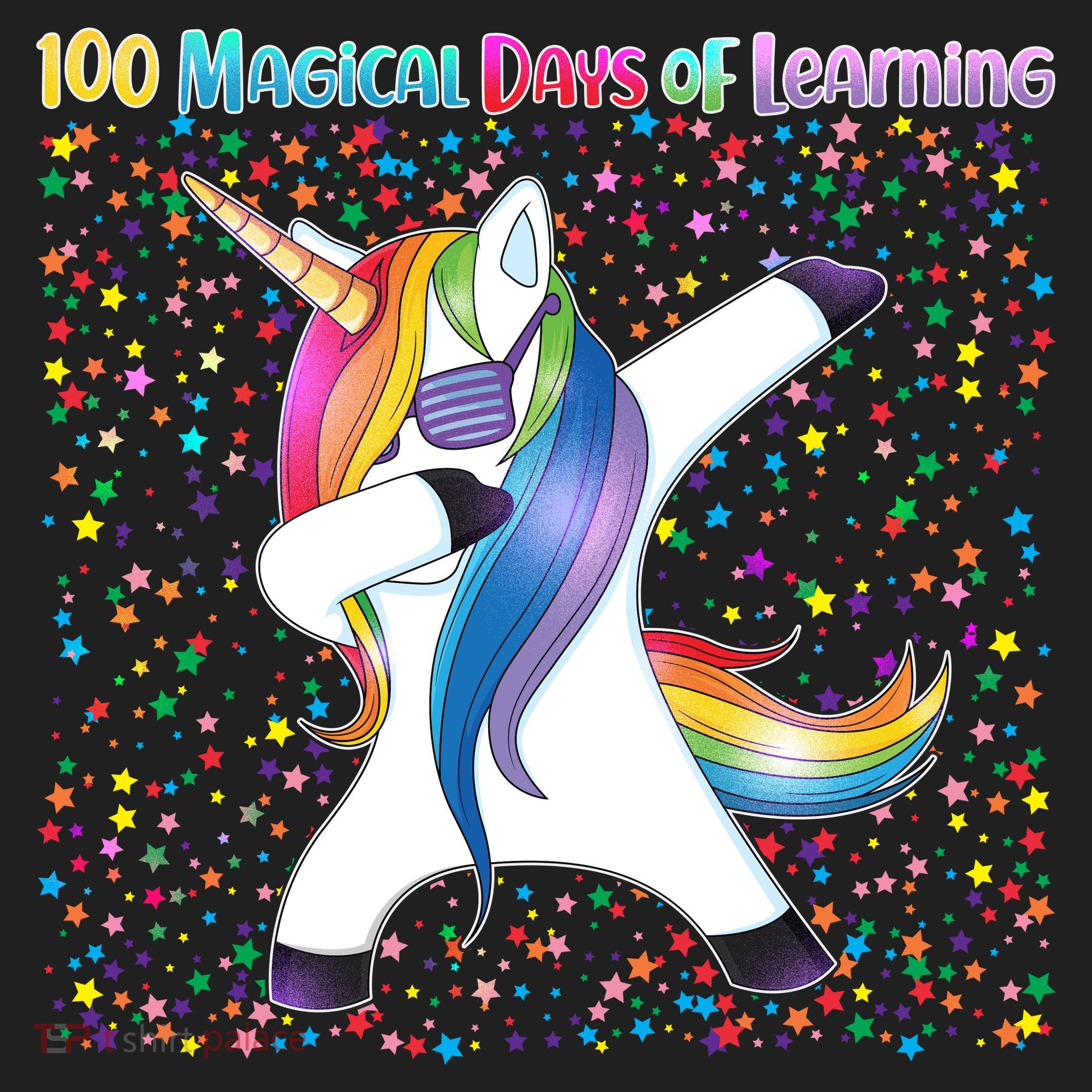 100 Magical Days of Learning Dabbing Unicorn Hat