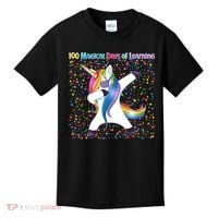 100 Magical Days of Learning Dabbing Unicorn Kids T-Shirt thumb 0