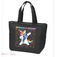 100 Magical Days of Learning Dabbing Unicorn Tote Bag thumb 3