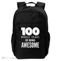 100 Whole Years Of Being Awesome Birthday Backpack thumb 0