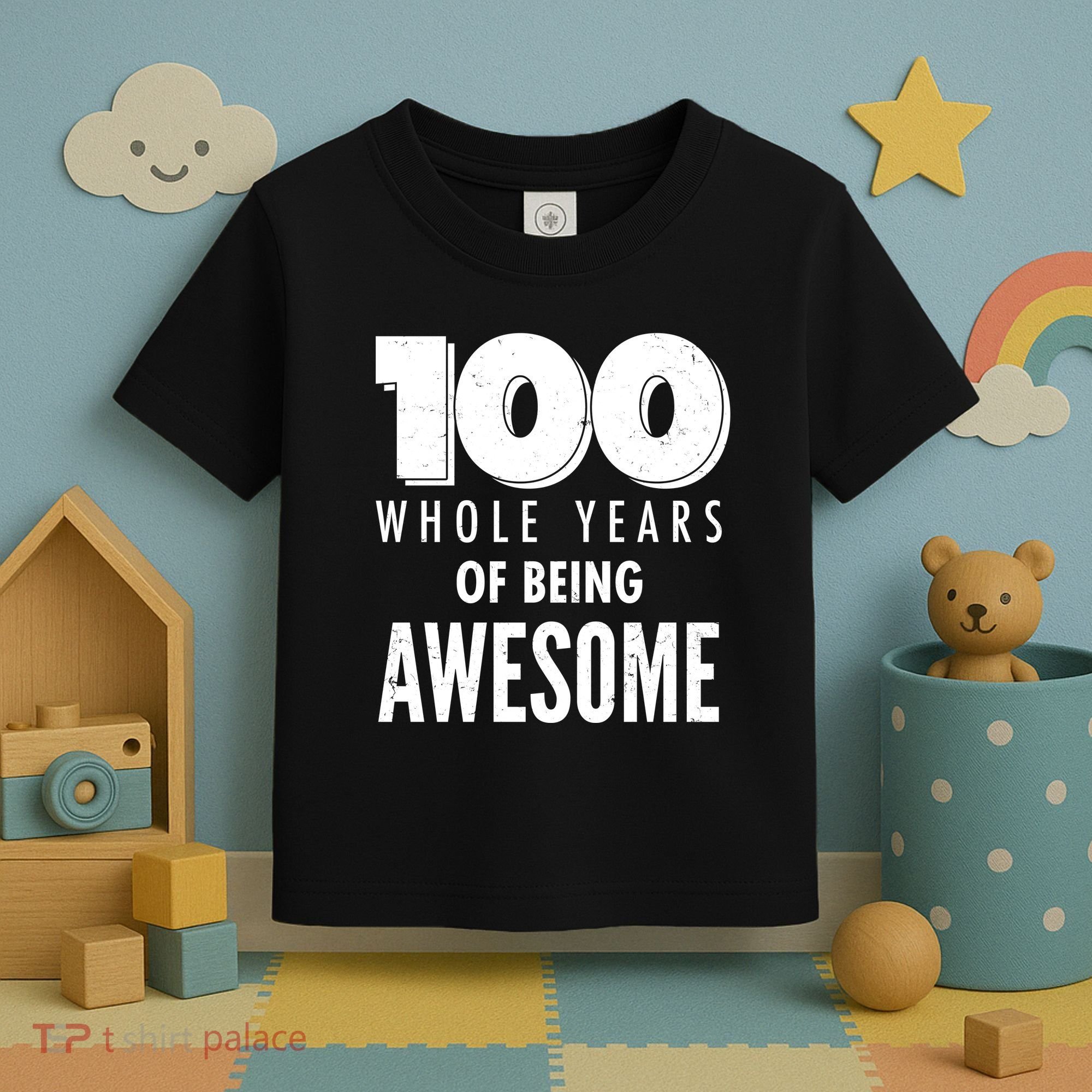 100 Whole Years Of Being Awesome Birthday Toddler T-Shirt