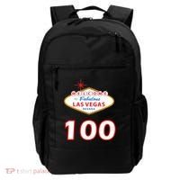 100 Years Old In Vegas - 100th Birthday Backpack thumb 0